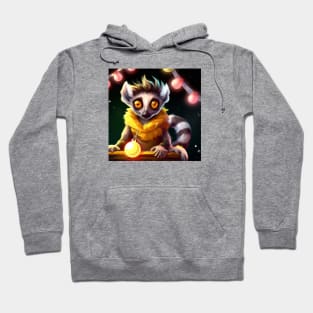 Cute Lemur Drawing Hoodie